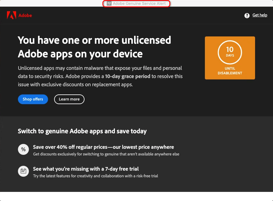 adobe-genuine-service-alert
